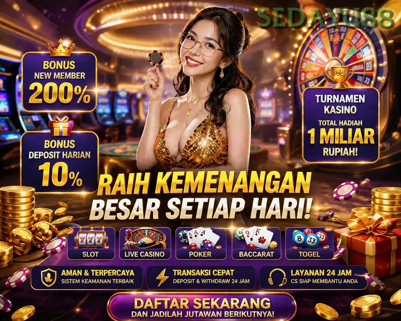 Login sedayu88 Sekarang Bonus Melimpah